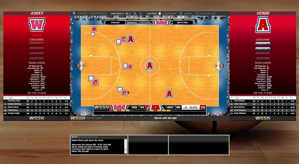Screen Shot image 3 Draft Day Sports College Basketball 3 ستيم كود رقمي