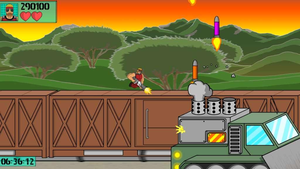 Screen Shot image 2 Machine Gun Train Run ستيم كود رقمي