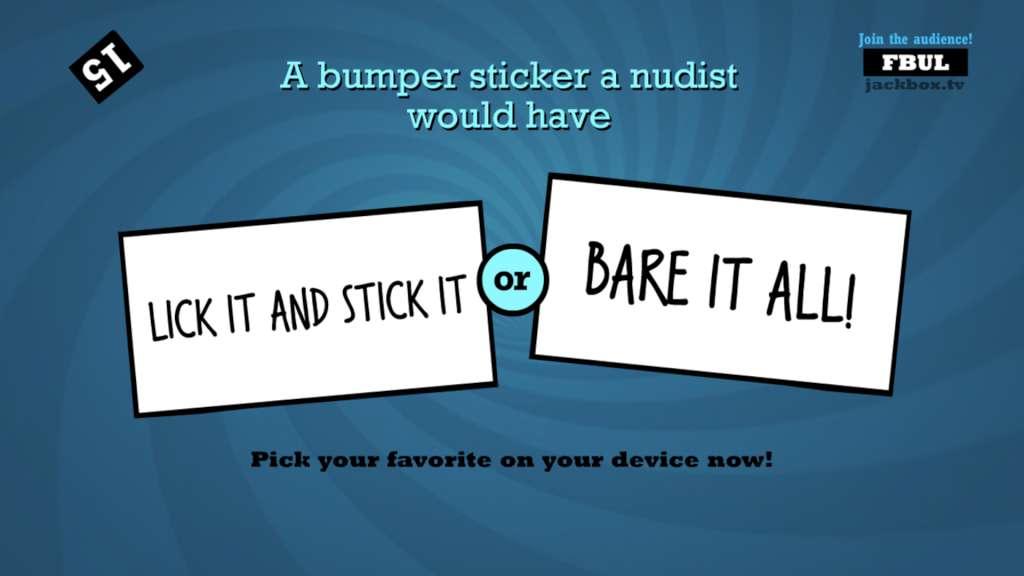 Screen Shot image 2 The Jackbox Party Pack 3 بي سي ستيم كود رقمي