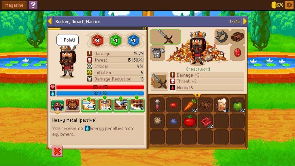 Screen Shot image 2 Knights Of Pen And Paper 2 - Deluxiest اصدار اوروبي ستيم كود رقمي