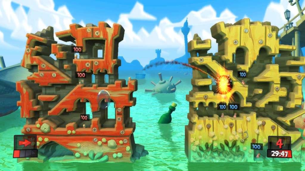 Screen Shot image 1 Worms Revolution - Medieval Tales DLC ستيم كود رقمي