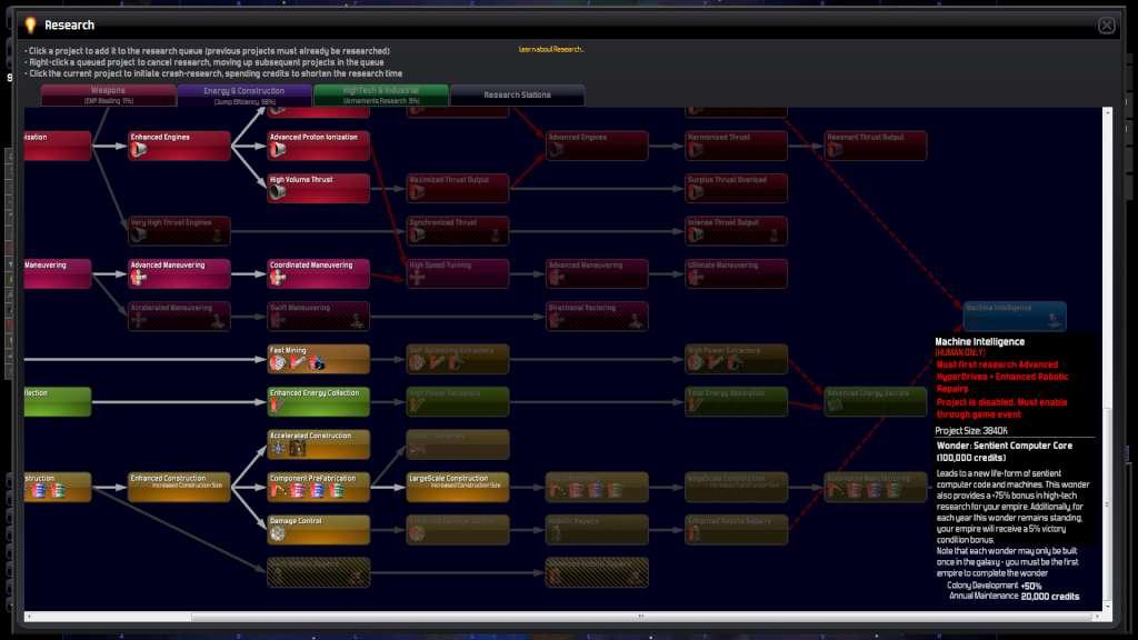 Screen Shot image 5 Distant Worlds: Universe بي سي ستيم هدية