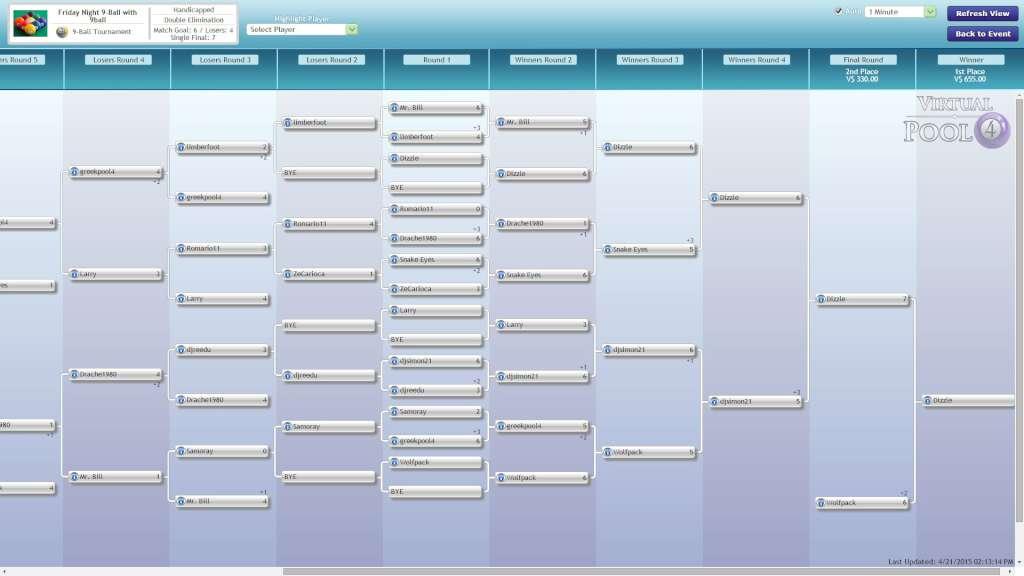 Screen Shot image 4 Virtual Pool 4 اوروبي رابط هديه ستيم