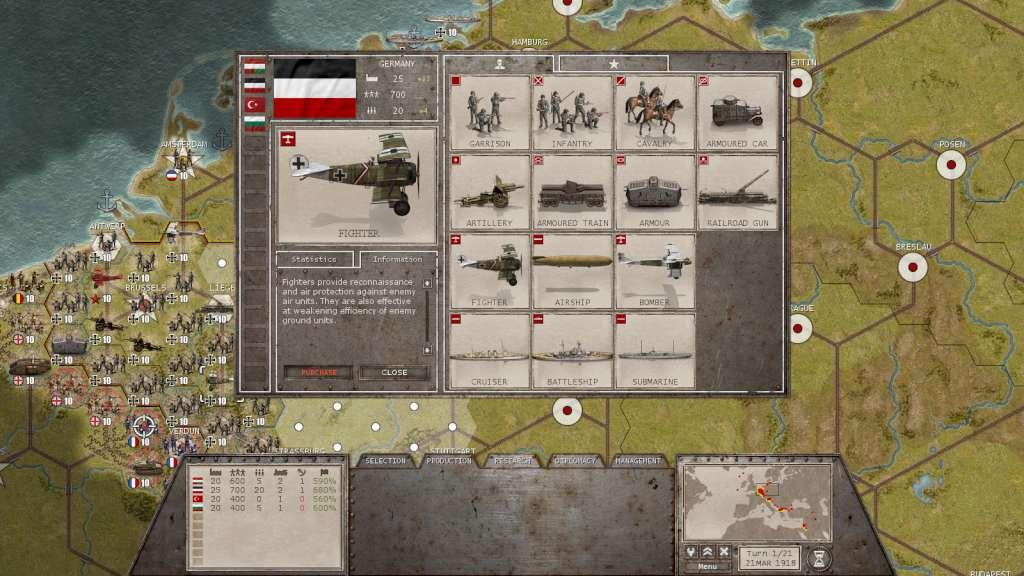 Screen Shot image 0 Commander: The Great War اوروبي بي سي ستيم كود رقمي