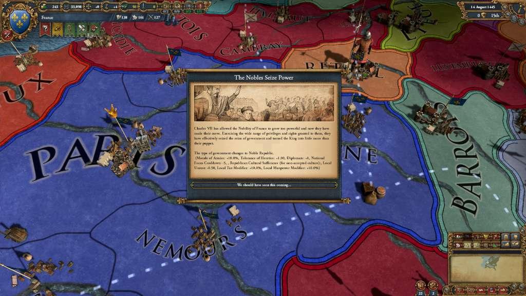 Screen Shot image 1 Europa Universalis IV - The Cossacks Expansion اوروبي ستيم كود رقمي