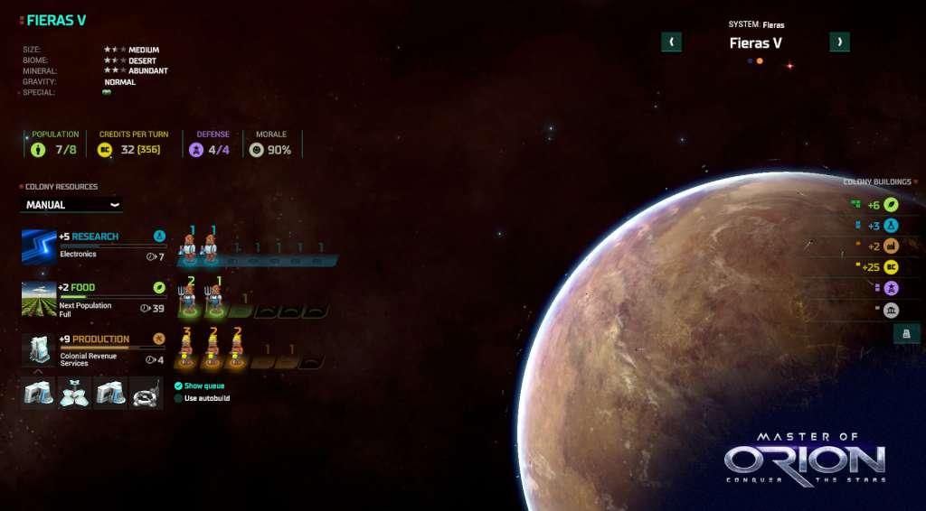 Screen Shot image 1 Master Of Orion بي سي ستيم كود رقمي