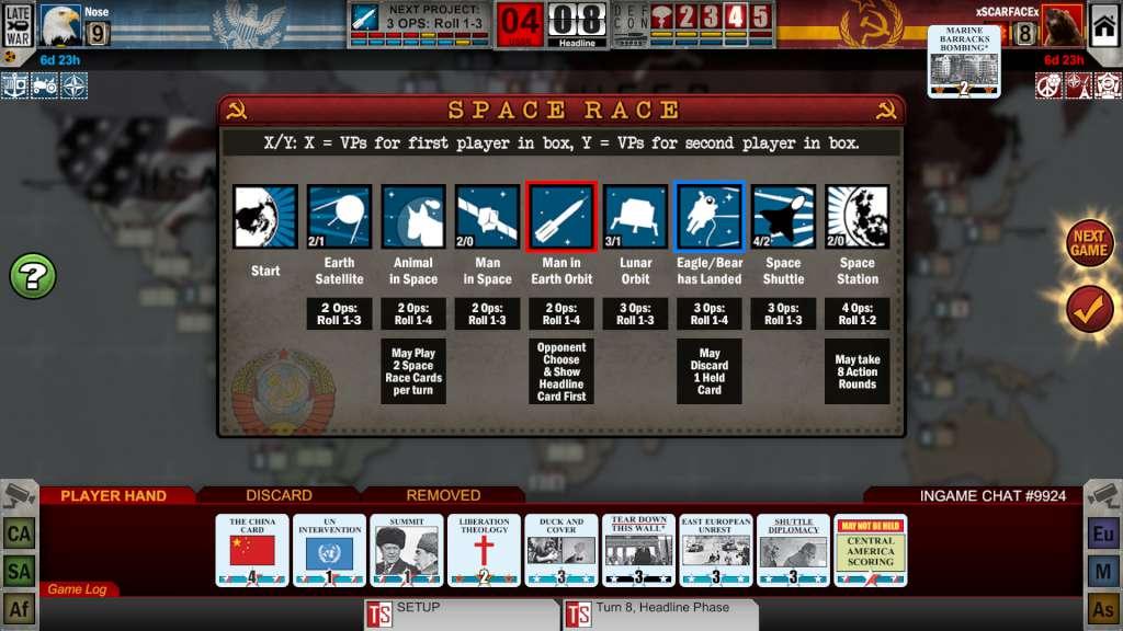 Screen Shot image 3 Twilight Struggle ستيم كود رقمي