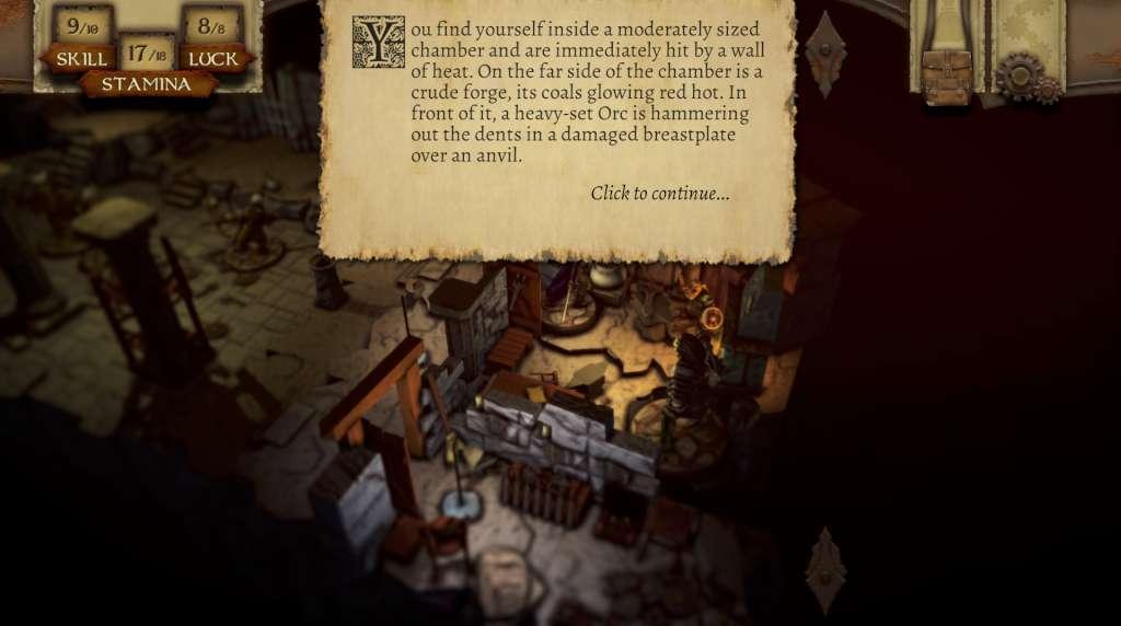 Screen Shot image 3 The Warlock Of Firetop Mountain ستيم كود رقمي