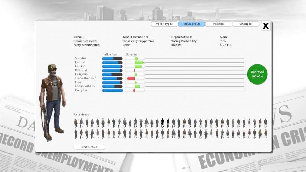 Screen Shot image 4 Democracy 3 - Social Engineering DLC بي سي ستيم كود رقمي