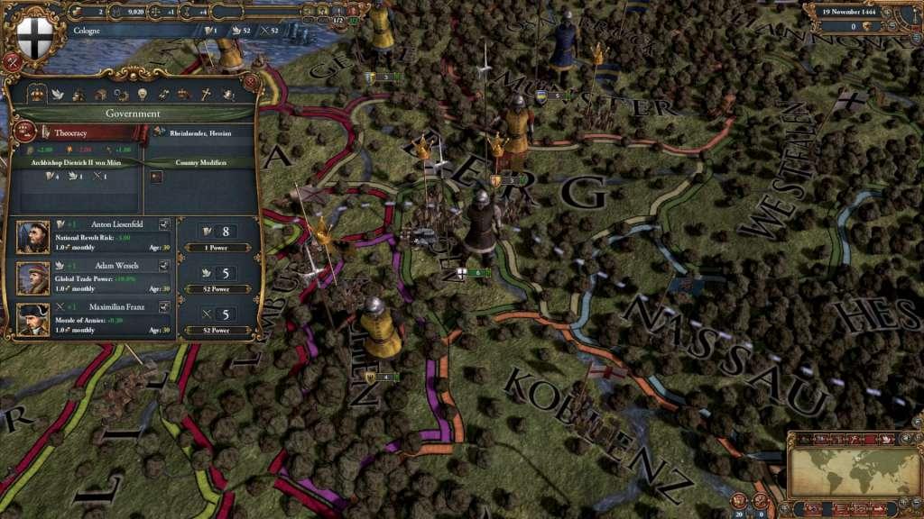 Screen Shot image 5 Europa Universalis IV - Call-To-Arms Pack DLC بي سي ستيم كود رقمي