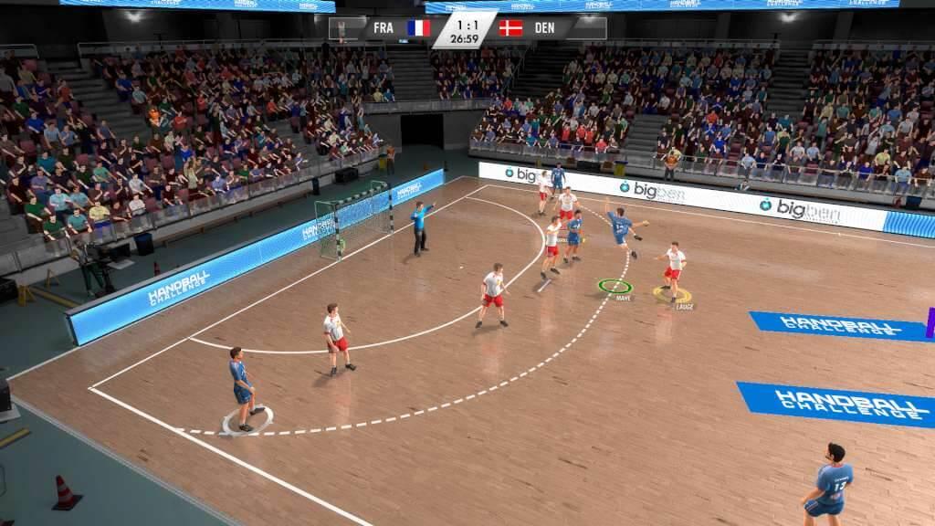Screen Shot image 2 IHF Handball Challenge 14 اوروبي بي سي ستيم كود رقمي