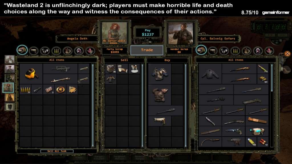 Screen Shot image 1 Wasteland 2 RU VPN Required ستيم هدية