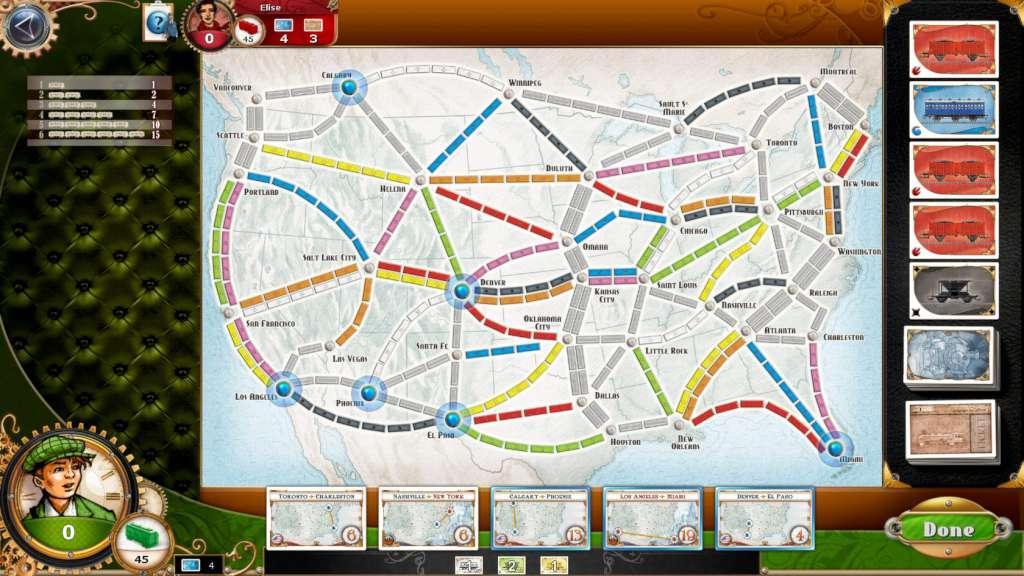 Screen Shot image 4 Ticket To Ride Complete Pack ستيم كود رقمي