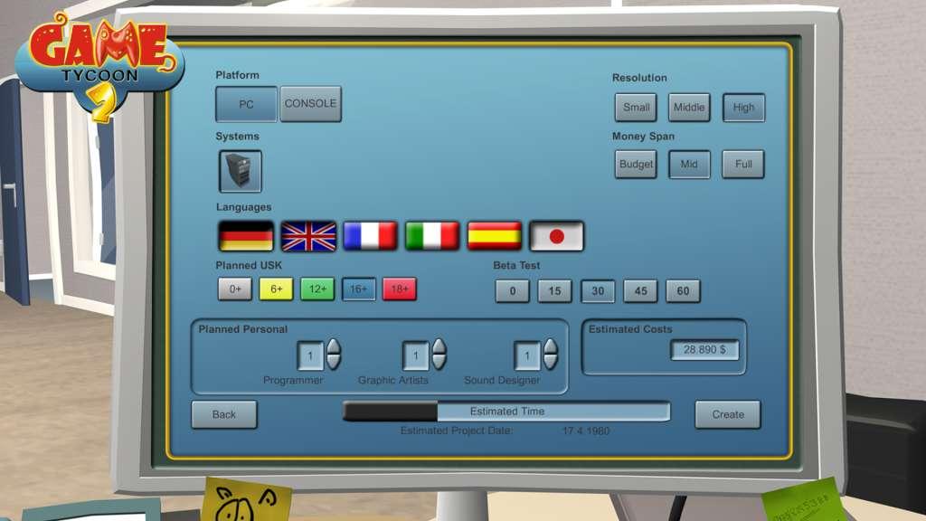 Game Tycoon 2 ستيم كود رقمي