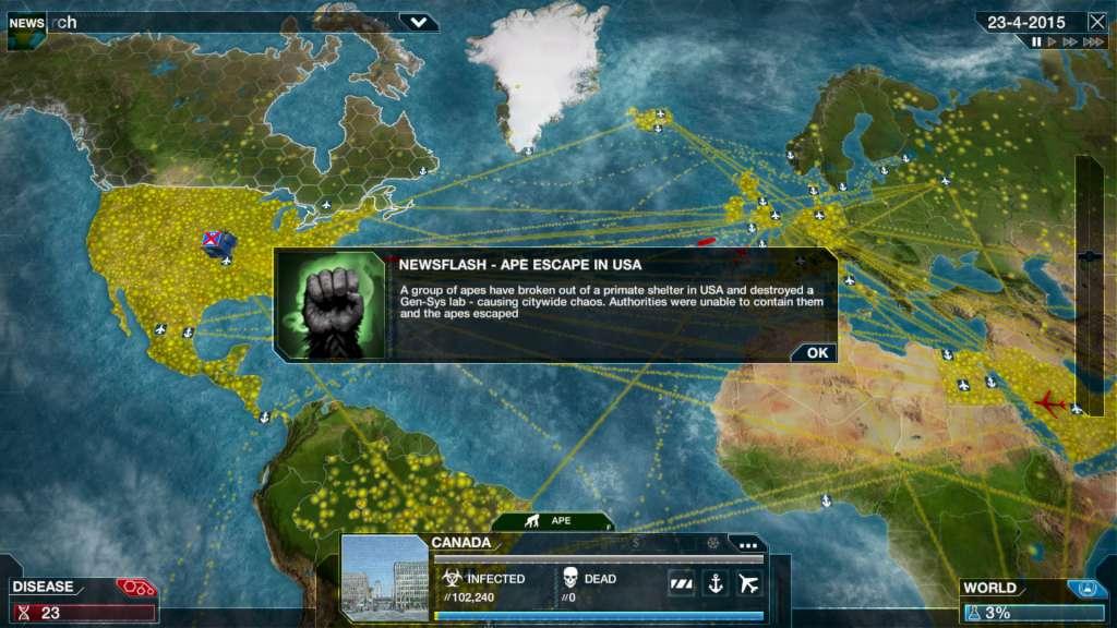 Screen Shot image 4 Plague Inc: Evolved رابط هديه ستيم