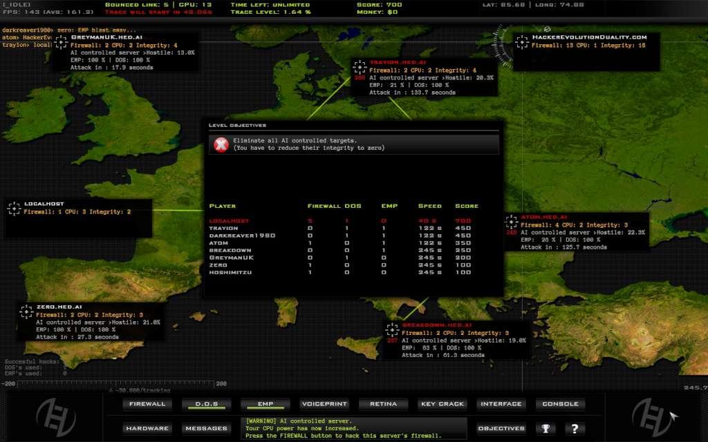 Screen Shot image 5 Hacker Evolution Complete Pack بي سي ستيم كود رقمي