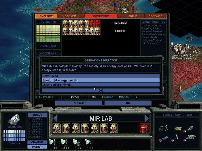 Screen Shot image 5 Sid Meier'S Alpha Centauri Planetary Pack GOG كود رقمي