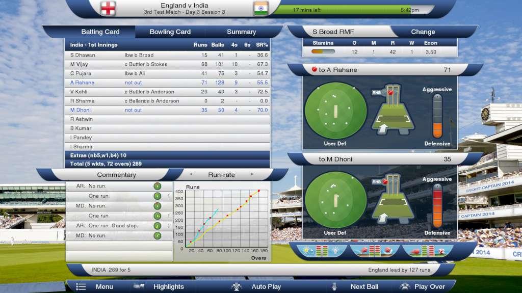 Screen Shot image 5 Cricket Captain 2014 ستيم كود رقمي