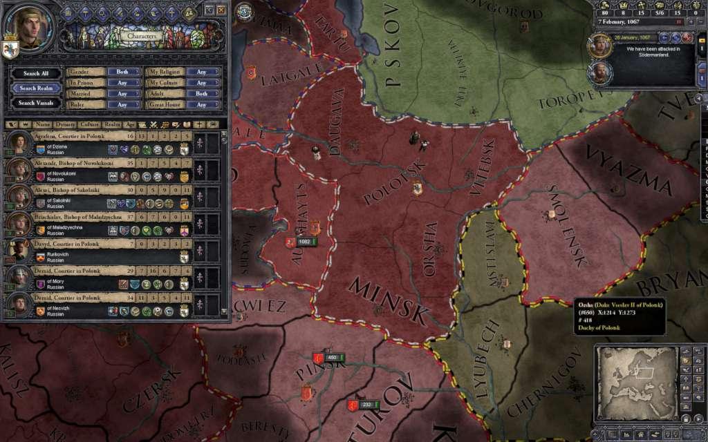 Screen Shot image 5 Crusader Kings II: Dynasty Starter Pack RU/CIS/SA/SEA ستيم كود رقمي