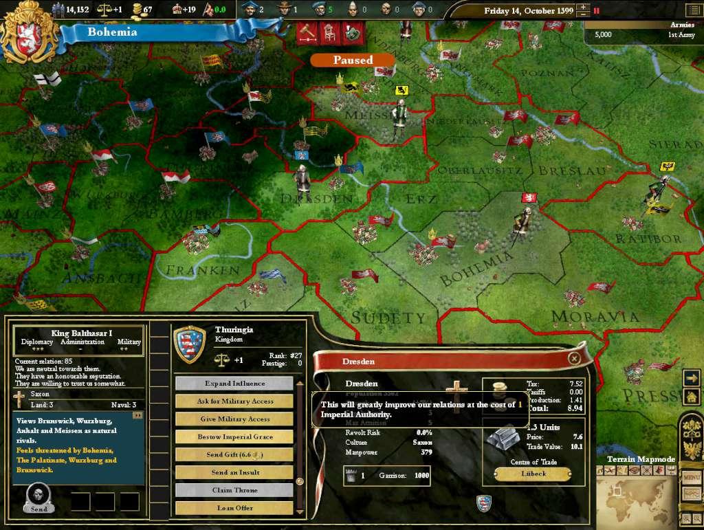 Screen Shot image 2 Europa Universalis III - Divine Wind Expansion ستيم كود رقمي