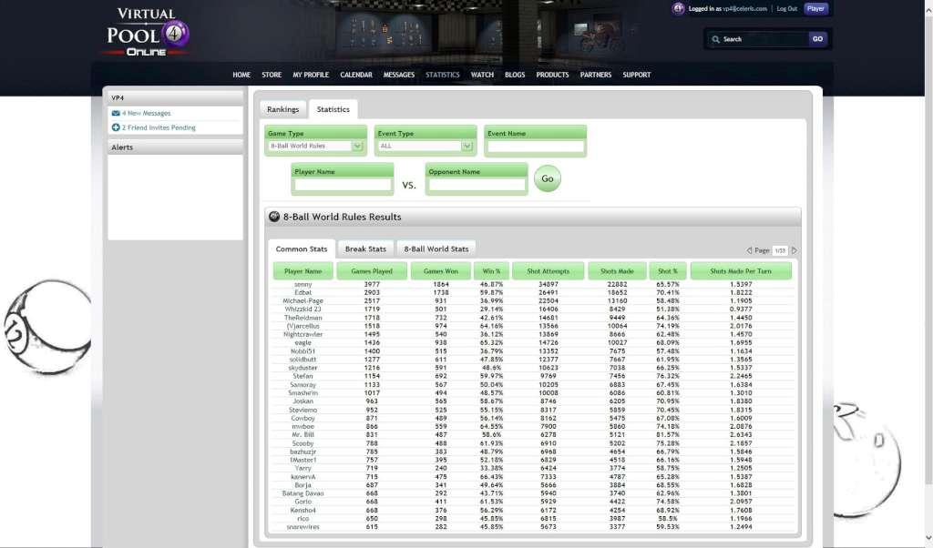 Screen Shot image 0 Virtual Pool 4 اوروبي رابط هديه ستيم