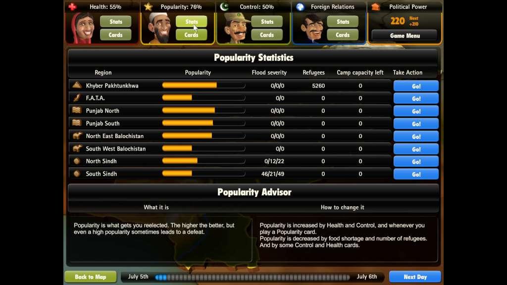 Screen Shot image 0 President For A Day - Floodings ستيم كود رقمي