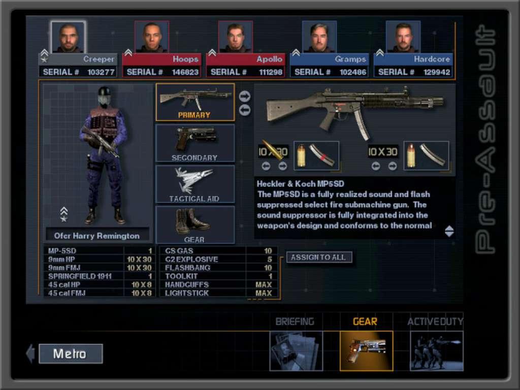 Screen Shot image 5 SWAT 3: Tactical Game Of The Year اصدار GOG كود رقمي
