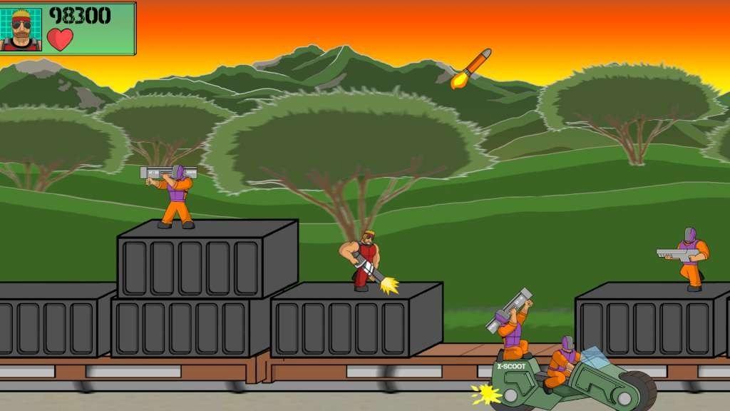 Screen Shot image 5 Machine Gun Train Run ستيم كود رقمي