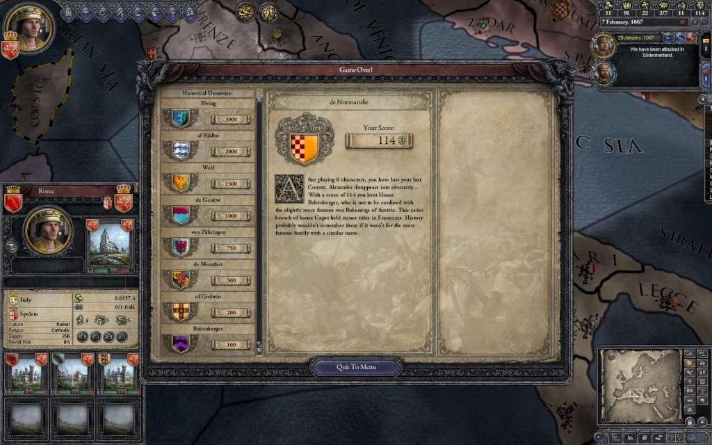 Screen Shot image 0 Crusader Kings II - Way Of Life DLC بي سي ستيم كود رقمي