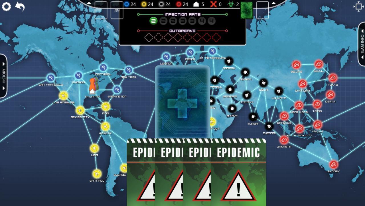 Screen Shot image 0 Pandemic: The Board Game اوروبي ستيم كود رقمي