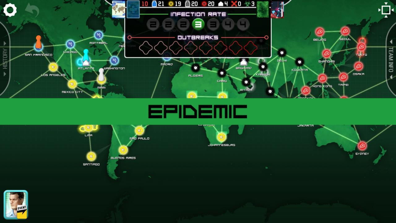Screen Shot image 1 Pandemic: The Board Game اوروبي ستيم كود رقمي