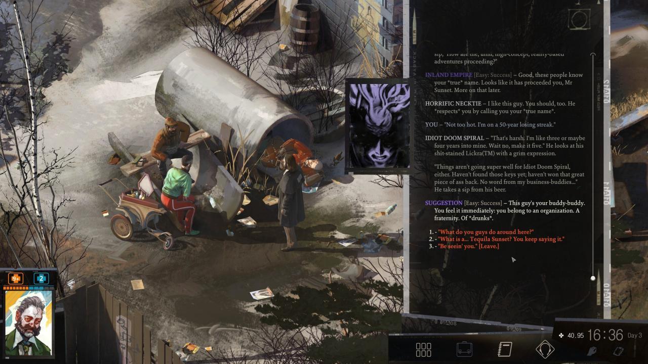 Screen Shot image 5 Disco Elysium - The Final Cut MENA ستيم كود رقمي