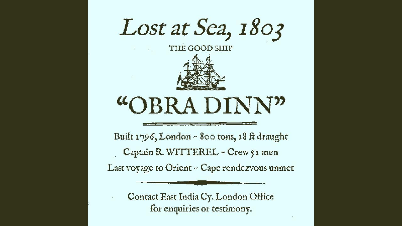 Screen Shot image 0 Return Of The Obra Dinn رابط هديه ستيم
