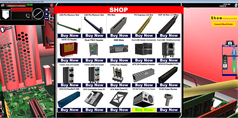 Screen Shot image 5 Computer Repair Simulator Digital Download كود رقمي