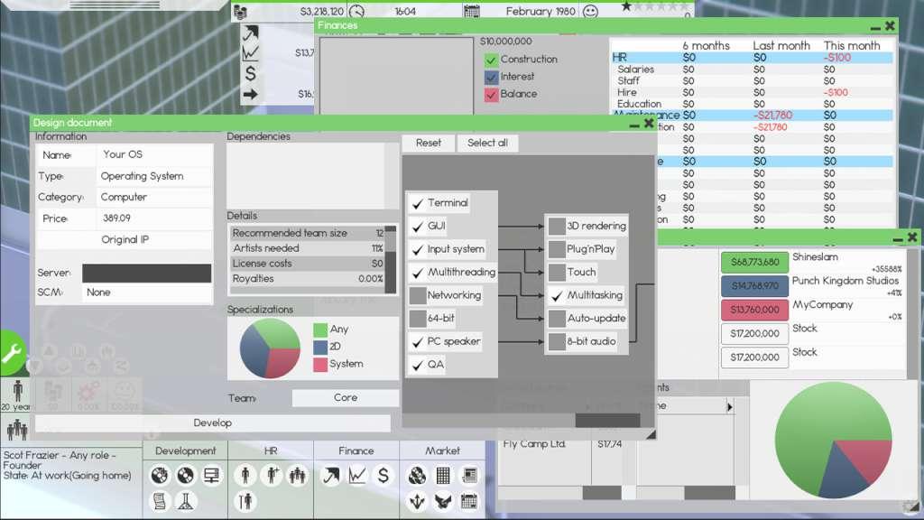 Screen Shot image 5 Software Inc. بي سي ستيم حساب