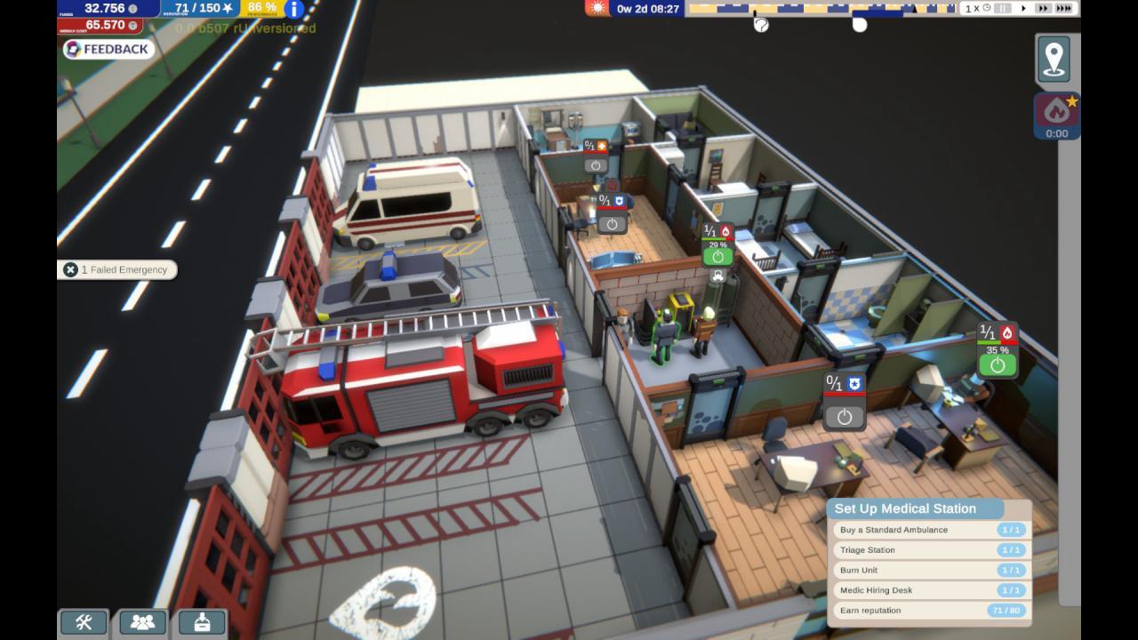 Screen Shot image 2 Rescue HQ - The Tycoon اوروبي رابط هديه ستيم