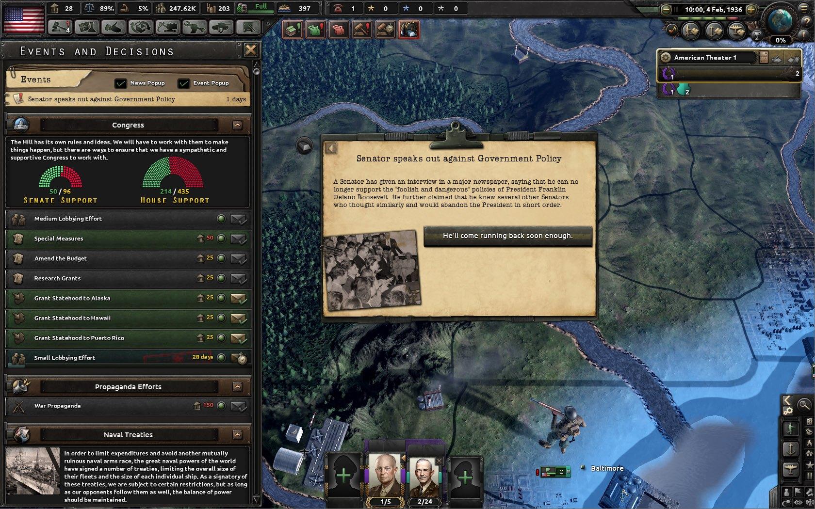 Screen Shot image 3 Hearts Of Iron IV - Man The Guns DLC اوروبي ستيم كود رقمي