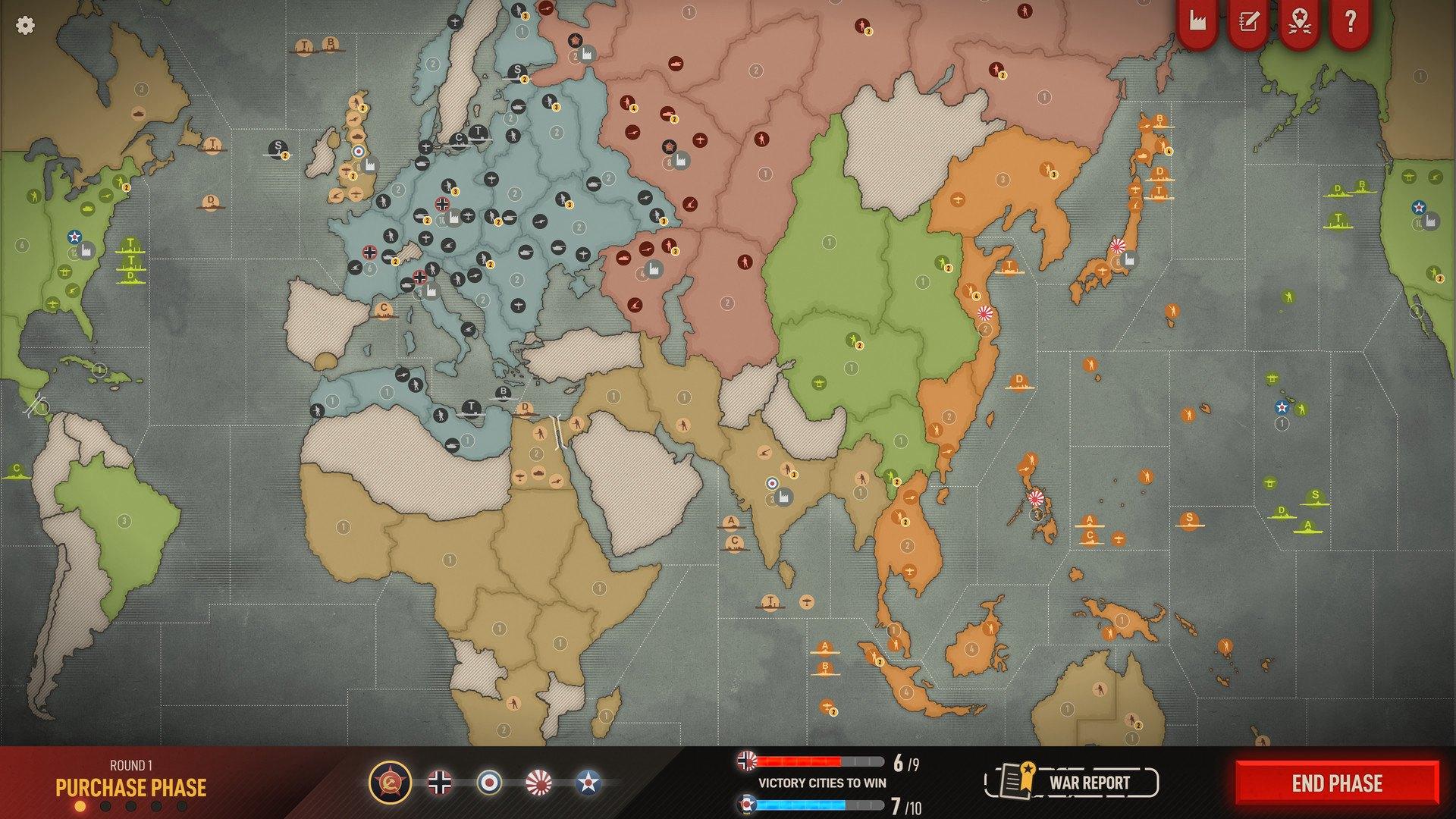 Screen Shot image 0 Axis & Allies 1942 Online اوروبي رابط هديه ستيم