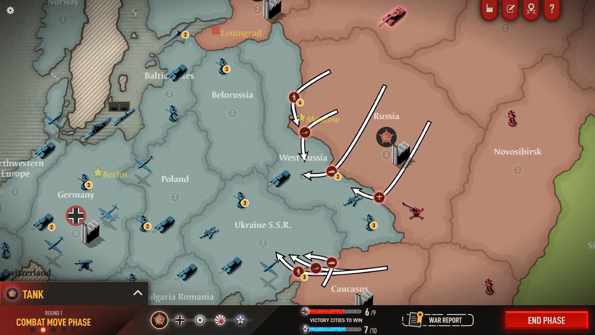 Screen Shot image 1 Axis & Allies 1942 Online اوروبي رابط هديه ستيم