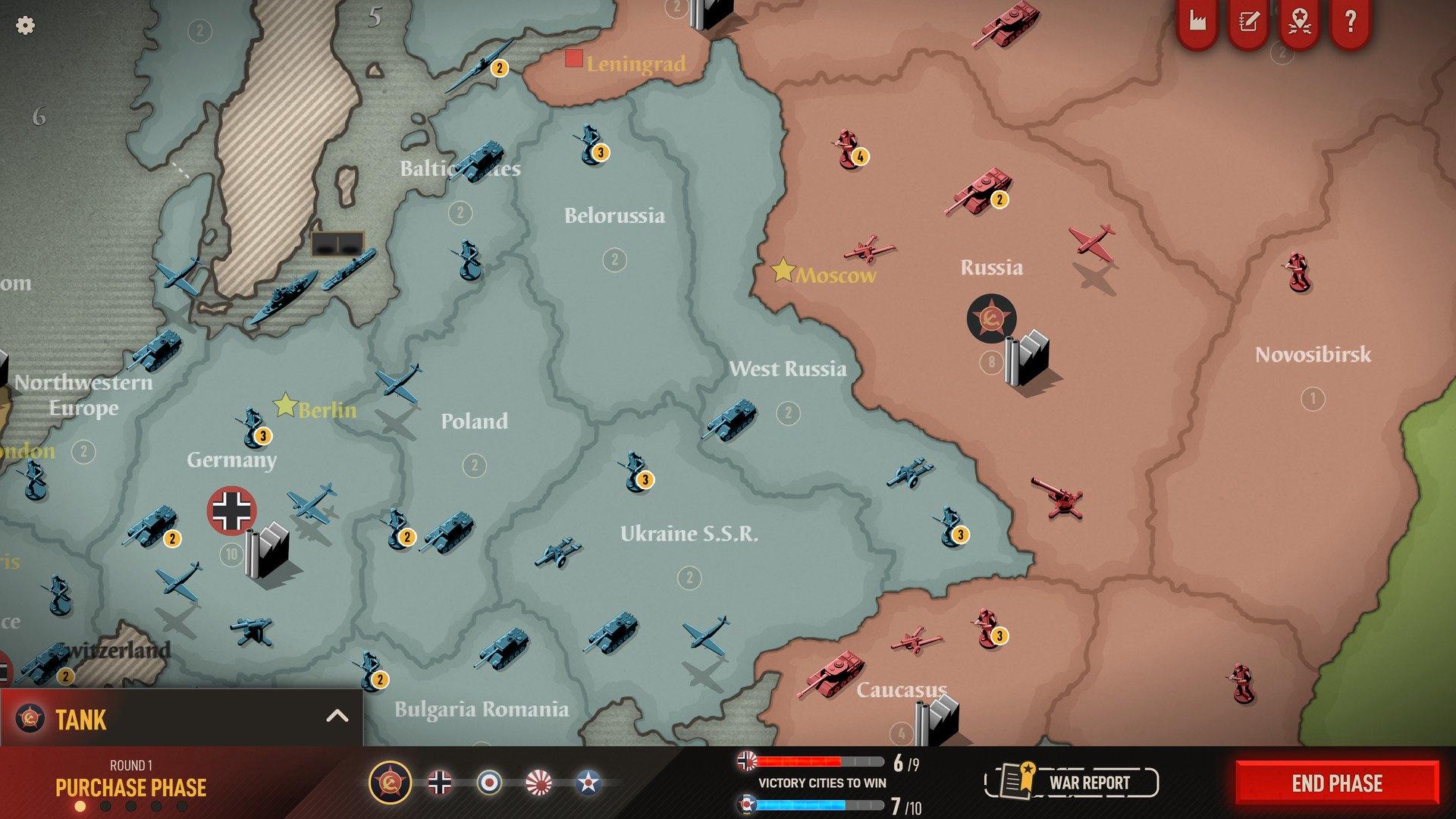 Screen Shot image 7 Axis & Allies 1942 Online اوروبي رابط هديه ستيم