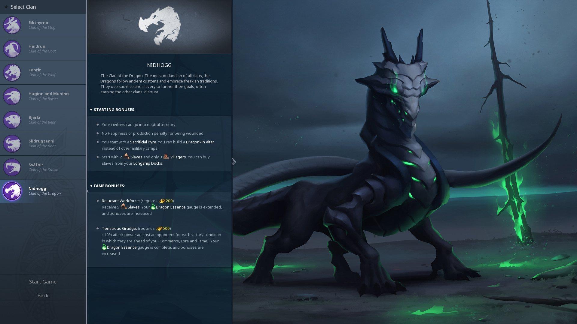 Screen Shot image 0 Northgard - Nidhogg, Clan Of The Dragon DLC اوروبي ستيم كود رقمي