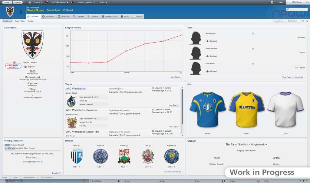 Screen Shot image 4 Football Manager 2012 بي سي ستيم كود رقمي