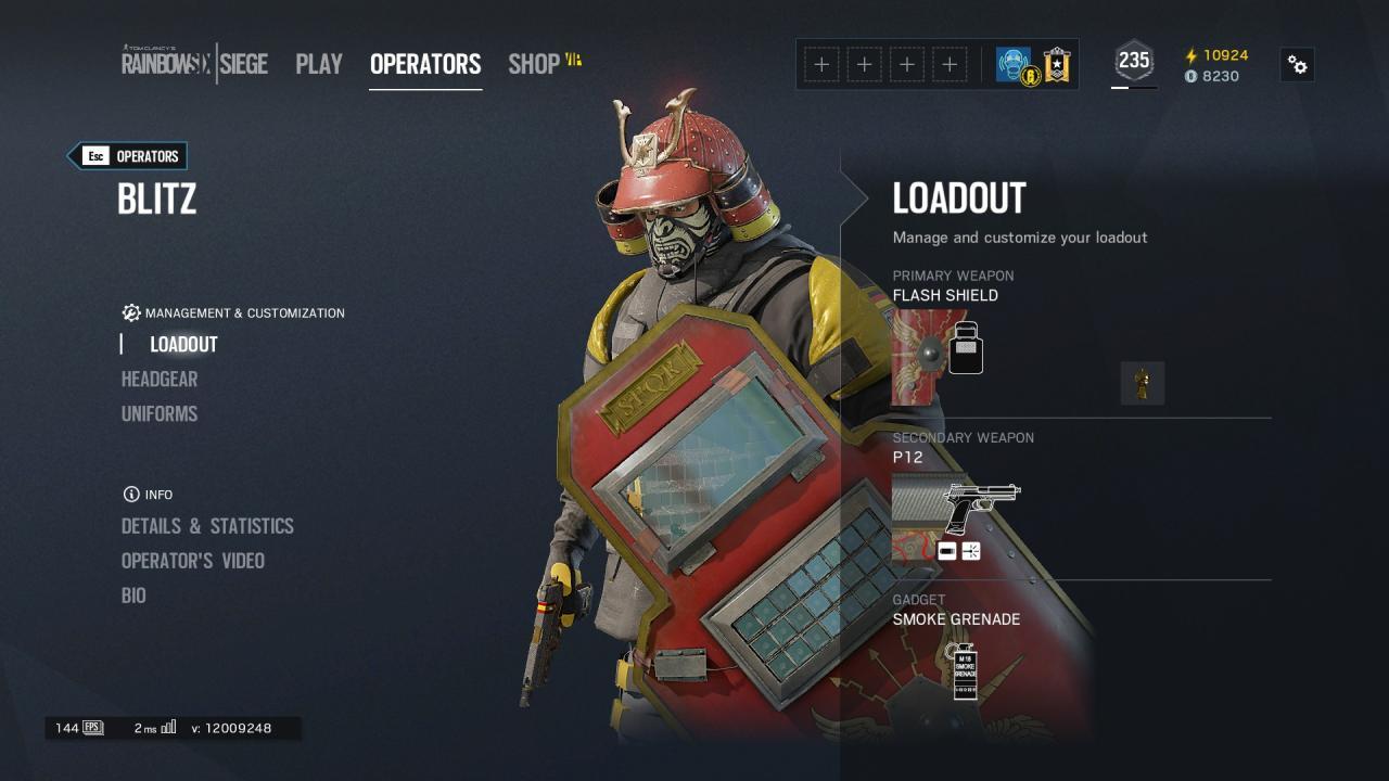 Screen Shot image 3 Tom Clancy'S Rainbow Six Siege - Blitz Bushido Set DLC يوبيسوفت كونكت كود رقمي