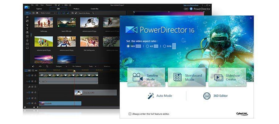 Screen Shot image 2 CyberLink PowerDirector 16 اولتمت مفتاح