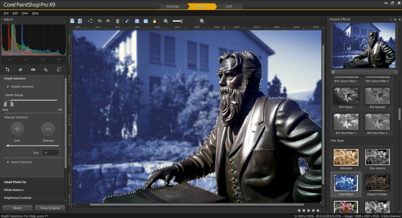 Screen Shot image 1 Corel Paintshop Pro X9 كود رقمي