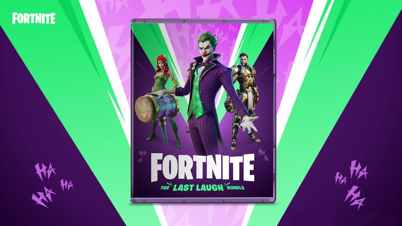 Screen Shot image 0 Fortnite - Last Laugh حزمة + 1000 V-Bucks اوروبي بلايستيشن 5 كود رقمي