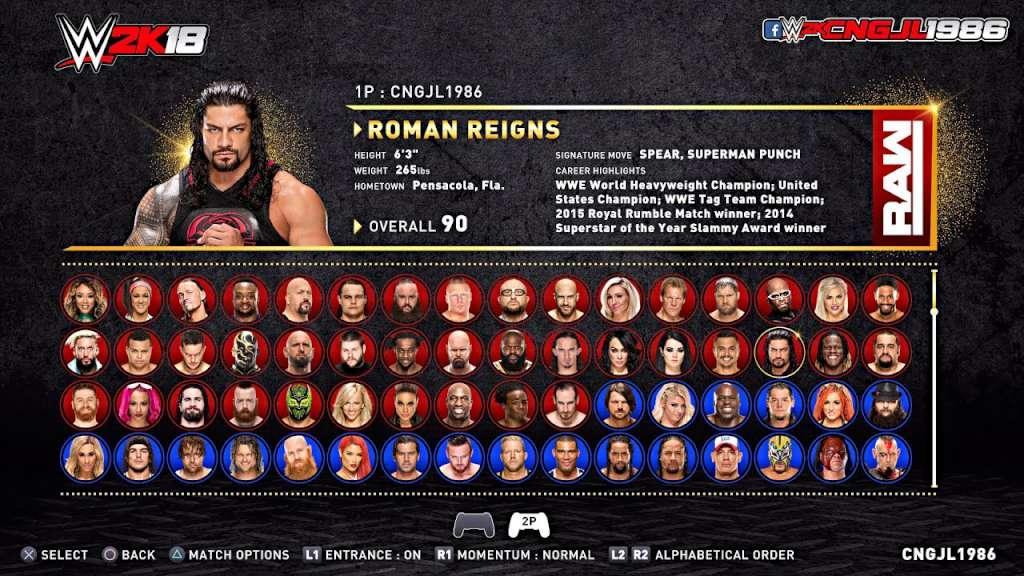 Screen Shot image 1 WWE 2K18 اكسبوكس 1 كود رقمي