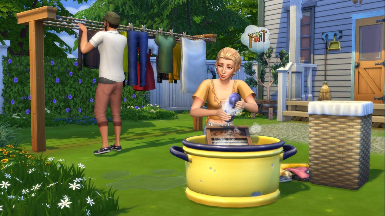Screen Shot image 2 The Sims 4 - Perfect Patio + Laundry Day + Toddler + Romantic Garden + Fitness Stuff DLC حزمة بي سي EA App كود رقمي