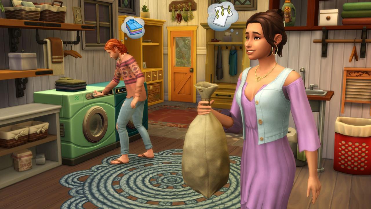 Screen Shot image 4 The Sims 4 - City Living + Dine Out + Laundry Day Stuff DLC حزمة بي سي EA App كود رقمي
