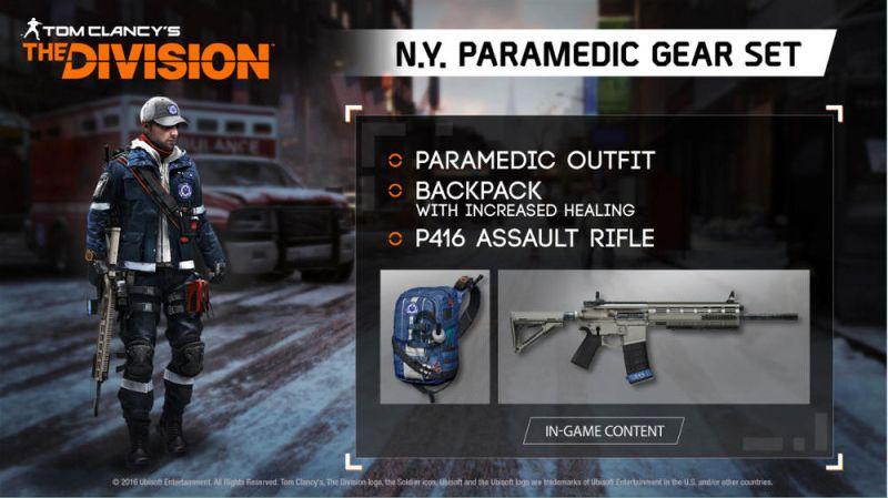 Screen Shot image 4 Tom Clancy'S The Division - N.Y. Paramedic Pack اكسبوكس 1 كود رقمي